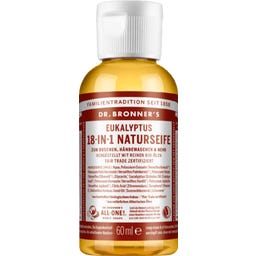 Dr. Bronner's Savon Liquide 18 en 1 Eucalyptus - 60 ml