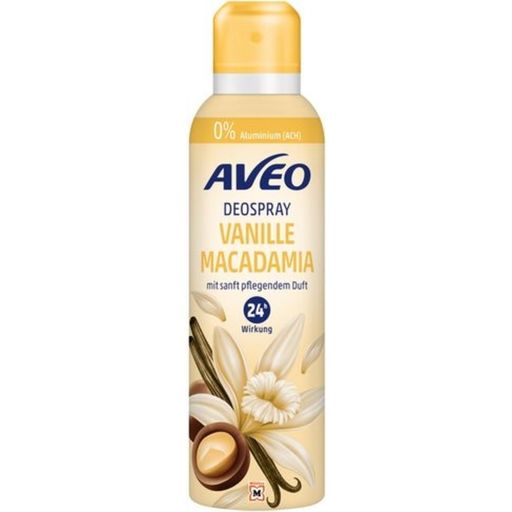 AVEO Deodorant Spray Vanilla Macadamia 24h - 200 ml