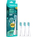 happybrush ECO VIBE 3+ Aufsteckbürsten White