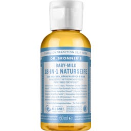 Dr. Bronner's 18i1 Naturtvål Baby-Mild - 60 ml