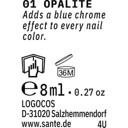 Santé – naturally. Chrome Top Coat - 01 Opalite