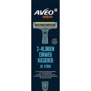 Men 3-Blade Lâminas de Substituição para Aparelho de 3 Lâminas - 10 unidades