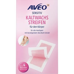 AVEO Sensitiv Kaltwachsstreifen - 20 Stück