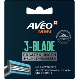 MEN 3-Blade Ersatzklingen 3-Klingen-Rasierer - 5 Stück