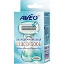 Blue Lagoon Mini-rasador feminino de 6 lâminas - 1 ud.