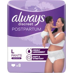 always Discreet Inkontinenz Wochenbett L - 8 Stück