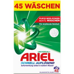 Ariel Vollwaschmittel Pulver Universal 45WL - 2,25 kg
