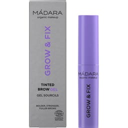 MÁDARA Organic Skincare Grow & Fix Tinted Brow Gel - Frosty Taupe