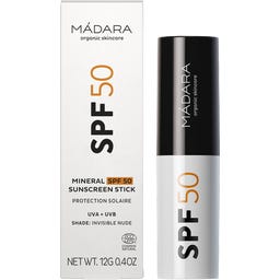 MÁDARA Organic Skincare Mineral Sunscreen Stick SPF50 - 12 g