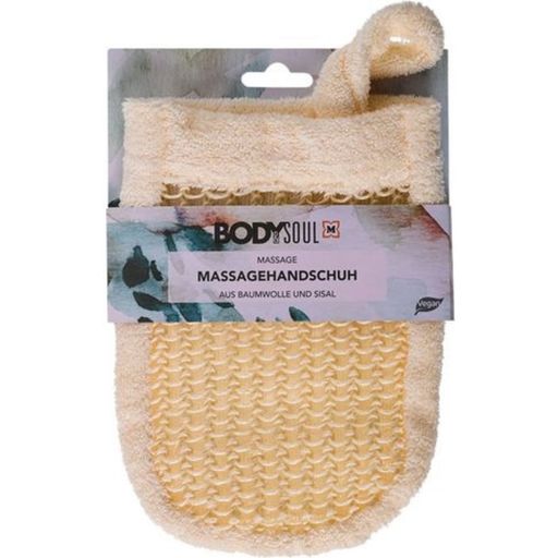 BODY&SOUL Sisal and Cotton Massage Glove - 1 Pc
