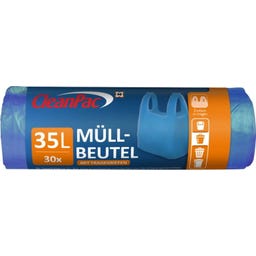 Cleanpac Müllbeutel mit Tragegriffen 35 Liter - 30 Stück