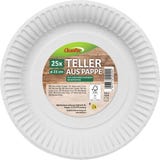 Cleanpac nature Teller aus Pappe &Oslash;23cm