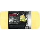 Premium vrečke za smeti z vrvico in vonjem limete 20 litrov - 25 kos.