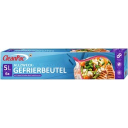 Allzweck-Gefrierbeutel mit Gleitverschluss 5 Liter - 6 Stück