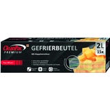 Premium Gefrierbeutel mit Doppelverschluss 2 Liter