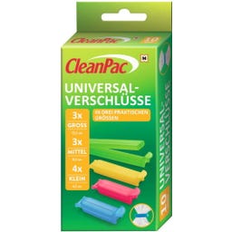 Cleanpac Universal-Verschlüsse in 3 Größen - 10 Stück