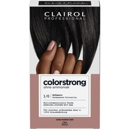 Clairol Professional colorstrong Haarfarbe 1/0 Schwarz - 199 ml