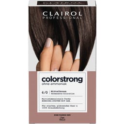 Clairol Professional colorstrong Haarfarbe 4/0 Mittelbraun - 199 ml