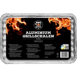 Cleanpac Grillschalen eckig - 10 Stück