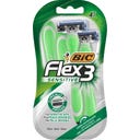 Aparelho de Barbear Descartável Flex3 Sensitive - 4 unidades