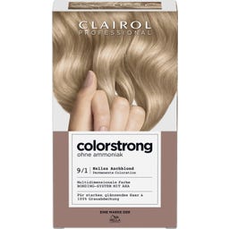 colorstrong Haarfarbe 9/1 Helles Aschblond - 199 ml