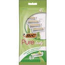 PURE LADY Aparelho de Barbear Descartável Aloe - 4 unidades