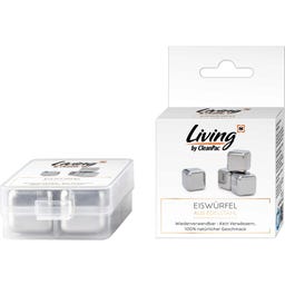 Cleanpac Living by  Eiswürfel aus Edelstahl - 4 Stück