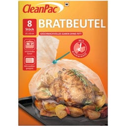 Cleanpac Bratbeutel - 8 Stück