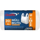 Cleanpac M&uuml;llbeutel mit Tragegriffen 20 Liter