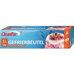 Cleanpac Gefrierbeutel 1 Liter - 65 Stück
