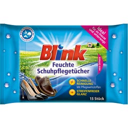 Blink Feuchte Schuhpflegetücher - 15 Stück