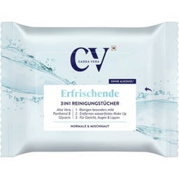 CV - Cadea Vera Erfrischende 3in1 Reinigungstücher - 25 Stück