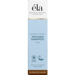 natural beauty Invisible & Fresh Trockenshampoo Puder dunkles Haar - 25 g