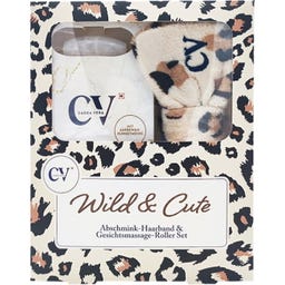 Wild & Cute Geschenkset Haarband & Gesichtsmassage-Roller - 1 Stk