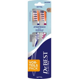 Dr.BEST Zahnbürste Atemfrisch mittel Doppelpack - 1 Stk