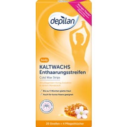 Depilan Body Kaltwachs Enthaarungsstreifen - 20 Stück