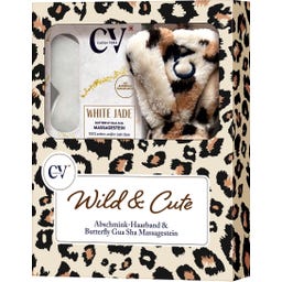 Wild & Cute Geschenkset Haarband & Gua Sha Stein - 1 Stk
