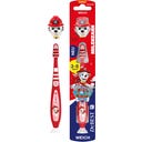 Escova de Dentes Infantil para Dentes de Leite Paw Patrol com Tampa de Viagem, Macia - 1 ud.