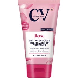 Rose 2in1 Waschgel & Augen Make-up Entferner - 150 ml