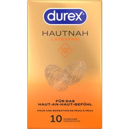 Durex Kondome Hautnah Latexfrei - 10 Stück