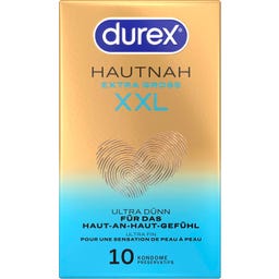 Durex Kondome Hautnah XXL Extra Groß - 10 Stück