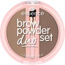 essence BROW POWDER DUO SET - 1 - Light