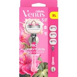 Venus Rasierer Pro Comfortglide Tropical mit 3  + Duschh&auml;nger