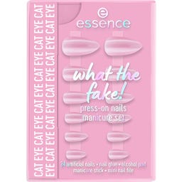 what the fake! PRESS-ON NAILS manicure set - 2 - CAT EYE