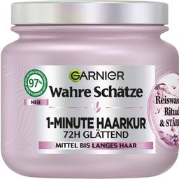 Wahre Schätze Haarkur 1-Minute Reiswasser Ritual & Stärke - 340 ml