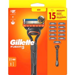 Gillette Rasierer Fusion5 System - 11 Stück