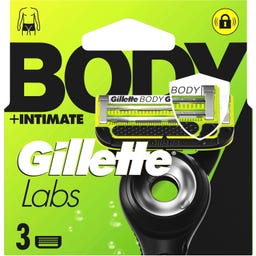 Gillette Labs Body + Intimate Ersatzklingen - 3 Stück