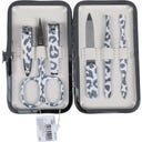 6-Piece Frame Manicure Case with Leopard Print - 1 pc