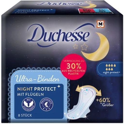 Duchesse Ultra-Maandverband NIGHT Protect+ - 8 Stuks