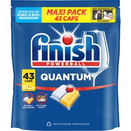 finish Quantum Maxipack Citrus 43 Caps - 457 g